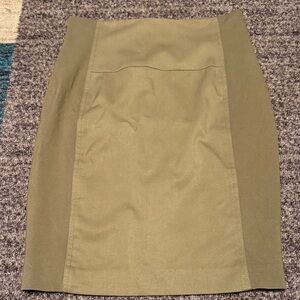 Bebe Olive Pencil Skirt Size 6